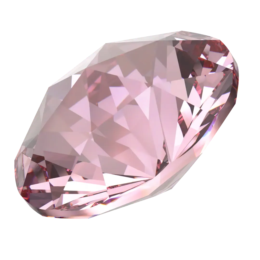 Swarovski Chatons Round Stones Rose Cut (1401) Light Rose Ignite UNFOILED - Bluestreak Crystals