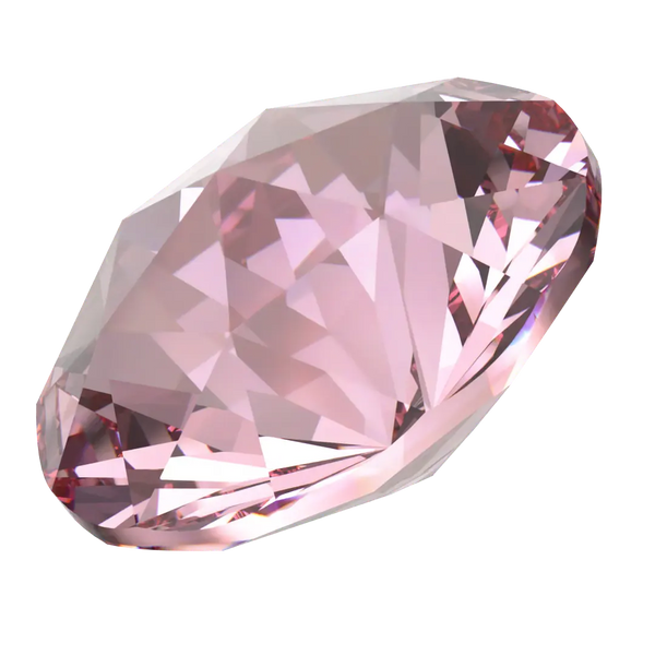 Swarovski Chatons Round Stones Rose Cut (1401) Light Rose Ignite UNFOILED - Bluestreak Crystals