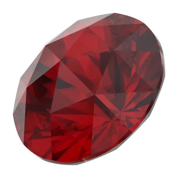 Swarovski Chatons Round Stones Rose Cut (1401) Scarlet - Bluestreak Crystals