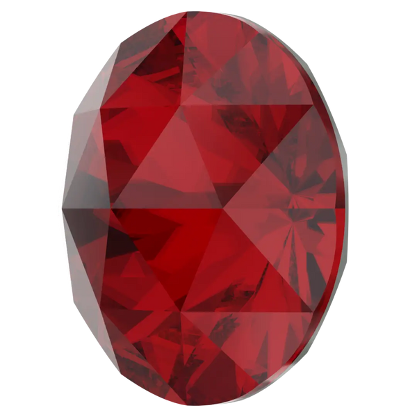 Swarovski Chatons Round Stones Rose Cut (1401) Scarlet - Bluestreak Crystals
