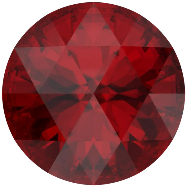 Swarovski Chatons Round Stones Rose Cut (1401) Scarlet - Bluestreak Crystals