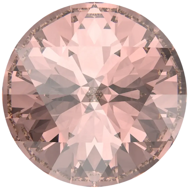 Swarovski Chatons Round Stones Rose Cut (1401) Vintage Rose - Bluestreak Crystals