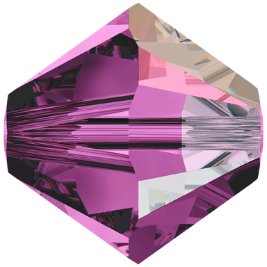 Swarovski Crystal Beads Bicone (5328) Amethyst AB - Bluestreak Crystals