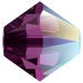 Swarovski Crystal Beads Bicone (5328) Amethyst Shimmer - Bluestreak Crystals