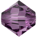 Swarovski Crystal Beads Bicone (5328) Amethyst - Bluestreak Crystals