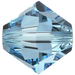 Swarovski Crystal Beads Bicone (5328) Aquamarine - Bluestreak Crystals
