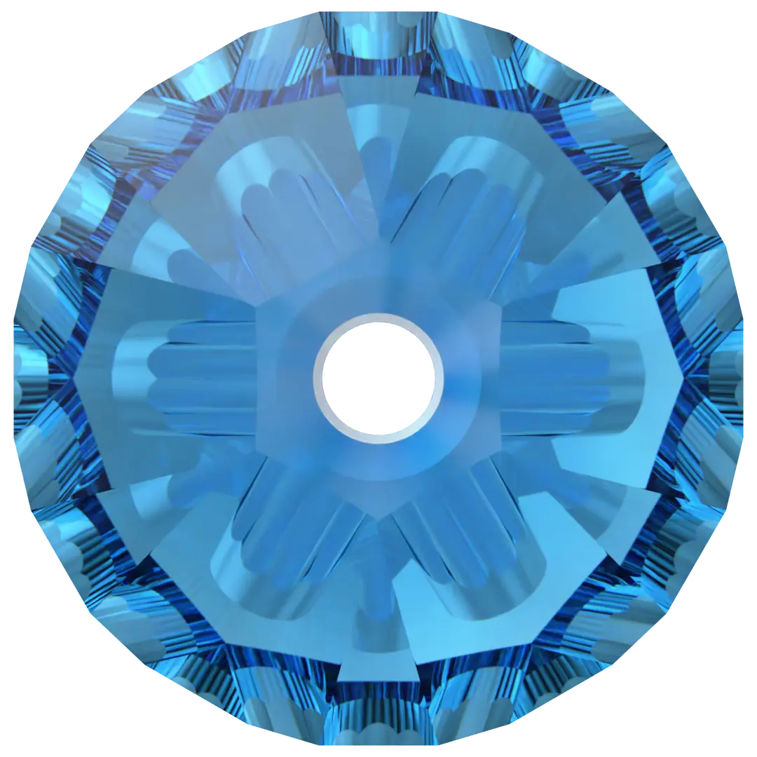 Swarovski Crystal Beads Bicone (5328) Capri Blue - Bluestreak Crystals