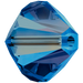 Swarovski Crystal Beads Bicone (5328) Capri Blue AB - Bluestreak Crystals