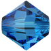 Swarovski Crystal Beads Bicone (5328) Capri Blue - Bluestreak Crystals