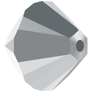 Swarovski Crystal Beads Bicone (5328) Crystal Light Chrome 2X - Bluestreak Crystals