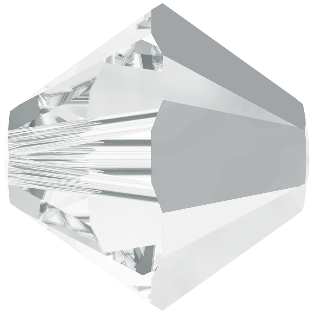 Swarovski Crystal Beads Bicone (5328) Crystal Light Chrome - Bluestreak Crystals