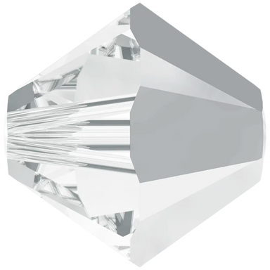 Swarovski Crystal Beads Bicone (5328) Crystal Light Chrome - Bluestreak Crystals