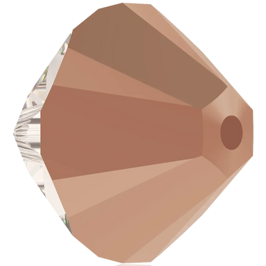Swarovski Crystal Beads Bicone (5328) Crystal Rose Gold - Bluestreak Crystals