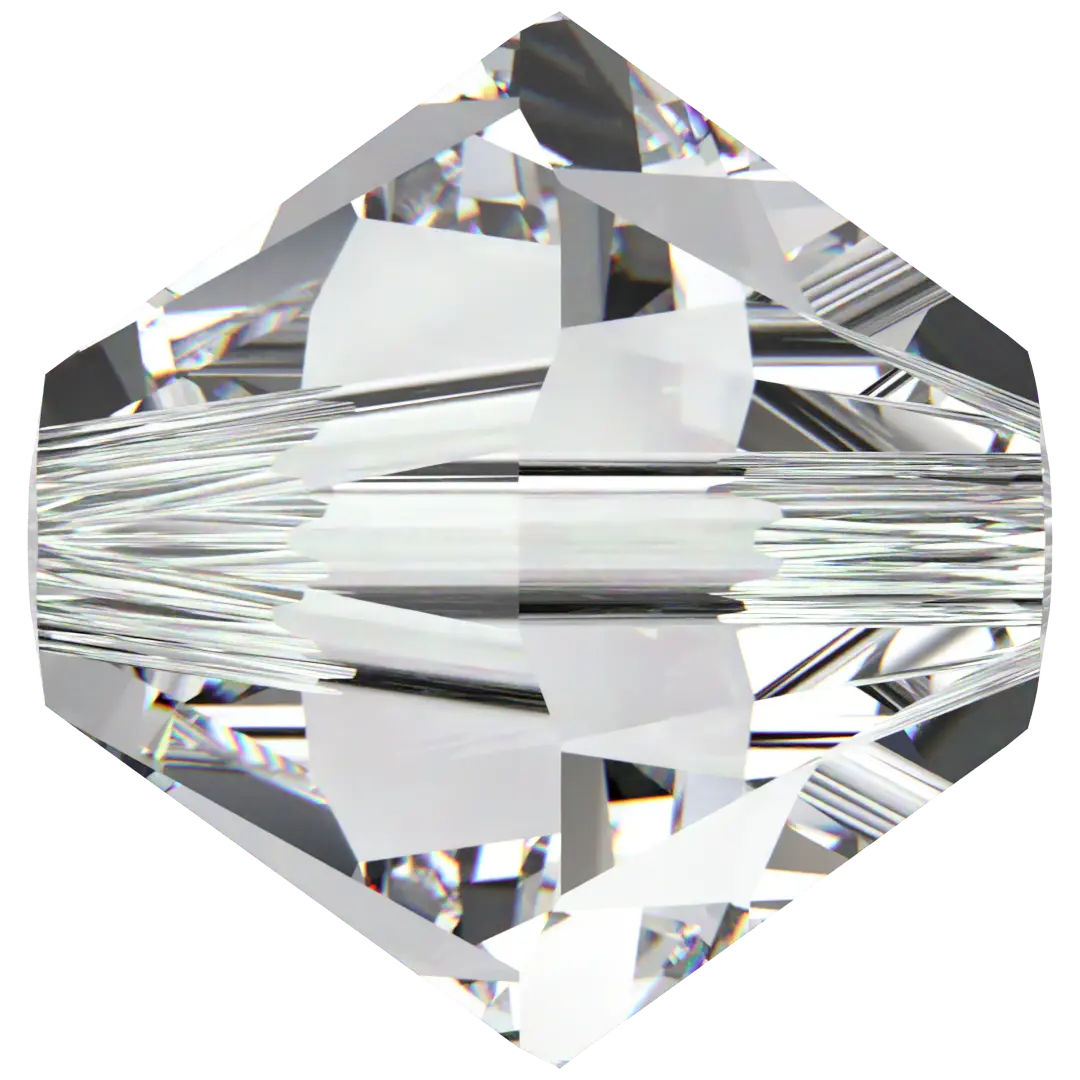 Swarovski Crystal Beads Bicone (5328) Crystal - Bluestreak Crystals