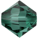 Swarovski Crystal Beads Bicone (5328) Emerald - Bluestreak Crystals