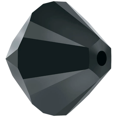 Swarovski Crystal Beads Bicone (5328) Jet Hematite - Bluestreak Crystals