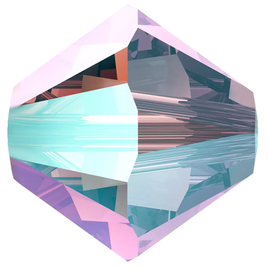 Swarovski Crystal Beads Bicone (5328) Light Amethyst Shimmer 2X - Bluestreak Crystals