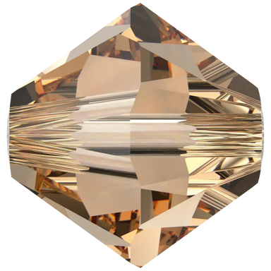 Swarovski Crystal Beads Bicone (5328) Light Colorado Topaz - Bluestreak Crystals