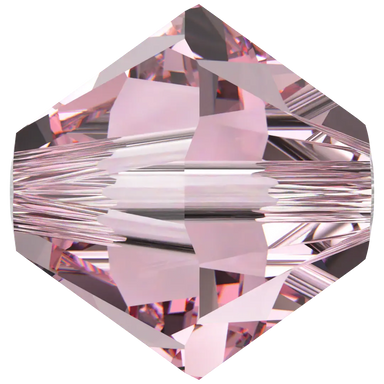 Swarovski Crystal Beads Bicone (5328) Light Rose - Bluestreak Crystals