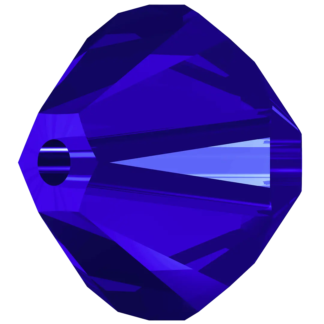 Swarovski Crystal Beads Bicone (5328) Majestic Blue - Bluestreak Crystals