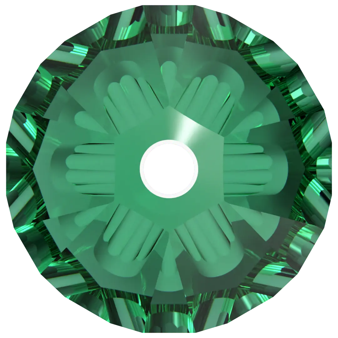 Swarovski Crystal Beads Bicone (5328) Majestic Green - Bluestreak Crystals
