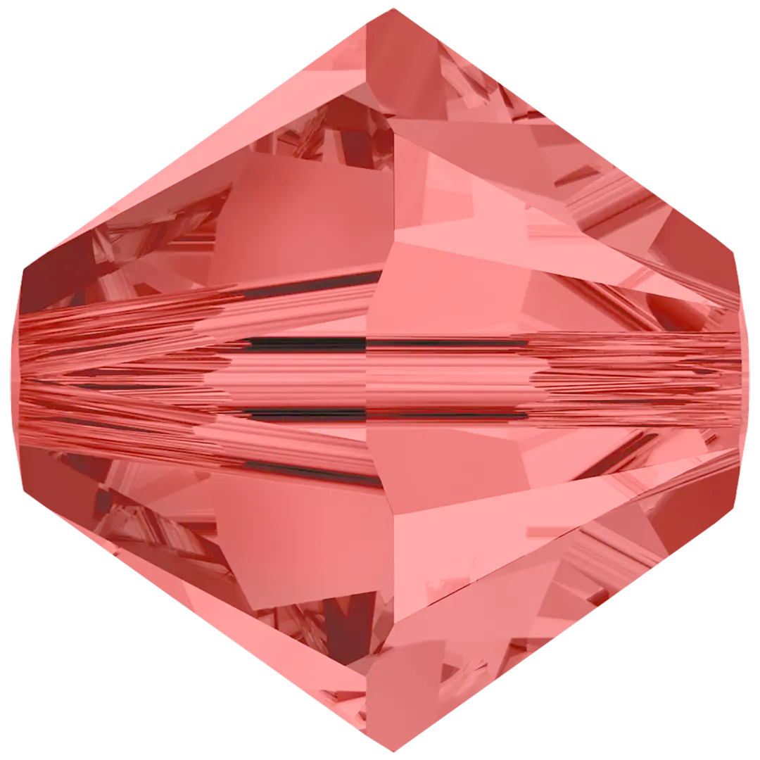 Swarovski Crystal Beads Bicone (5328) Padparadscha - Bluestreak Crystals