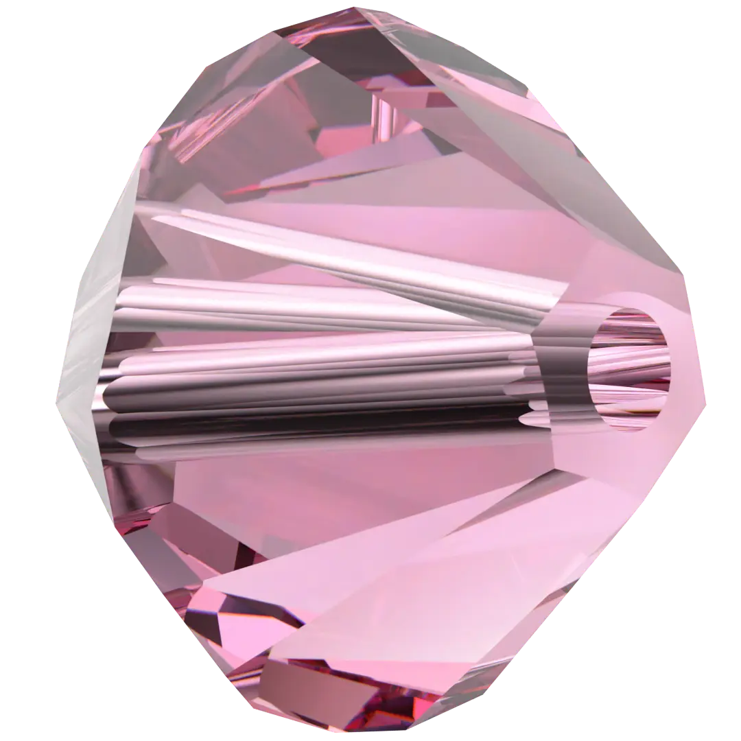 Swarovski Crystal Beads Bicone (5328) Rose - Bluestreak Crystals
