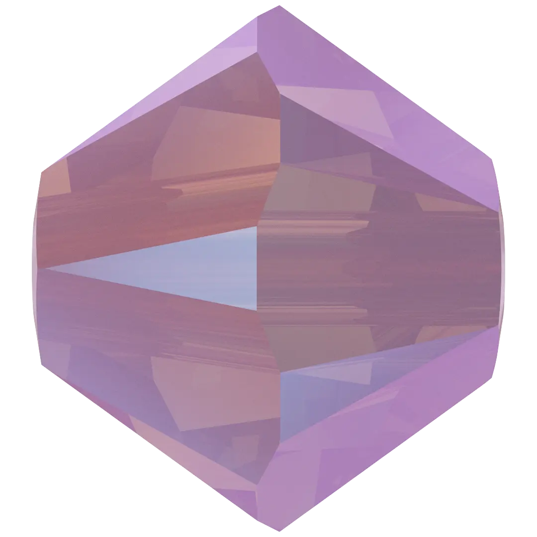 Swarovski Crystal Beads Bicone (5328) Rose Water Opal Shimmer 2X - Bluestreak Crystals