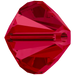 Swarovski Crystal Beads Bicone (5328) Ruby - Bluestreak Crystals
