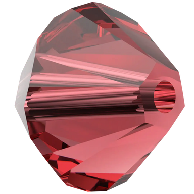 Swarovski Crystal Beads Bicone (5328) Scarlet - Bluestreak Crystals
