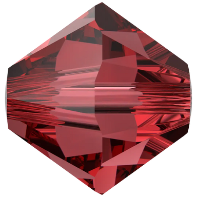 Swarovski Crystal Beads Bicone (5328) Scarlet - Bluestreak Crystals