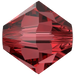 Swarovski Crystal Beads Bicone (5328) Scarlet - Bluestreak Crystals