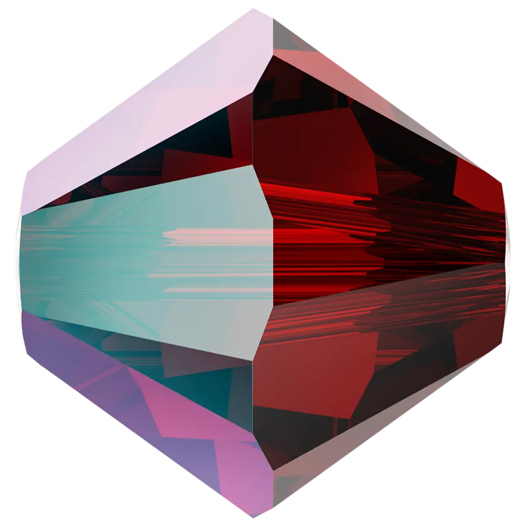 Swarovski Crystal Beads Bicone (5328) Siam Shimmer - Bluestreak Crystals