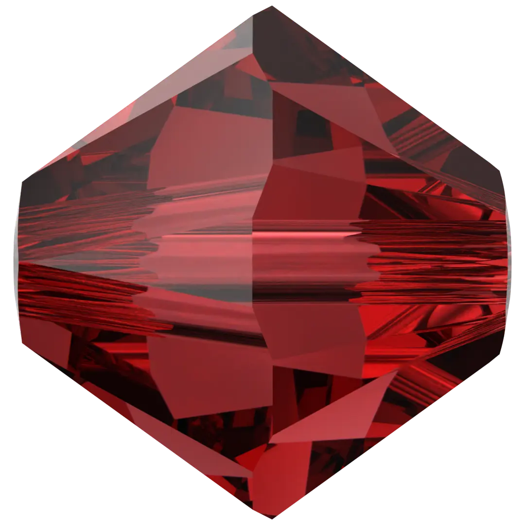 Swarovski Crystal Beads Bicone (5328) Siam - Bluestreak Crystals