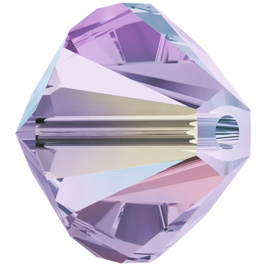Swarovski Crystal Beads Bicone (5328) Violet AB - Bluestreak Crystals