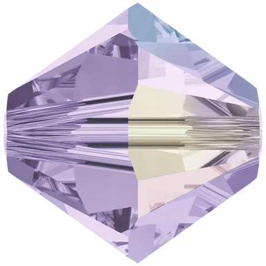 Swarovski Crystal Beads Bicone (5328) Violet AB - Bluestreak Crystals