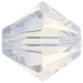 Swarovski Crystal Beads Bicone (5328) White Opal - Bluestreak Crystals