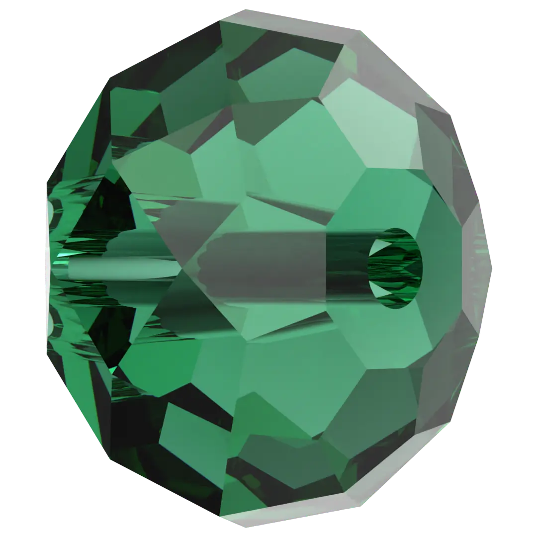 Serinity Crystal Beads Briolette (5040) Majestic Green - Bluestreak Crystals
