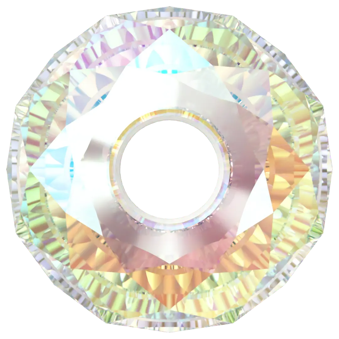 Swarovski Crystal Beads Briolette XL Hole (5042) Crystal Shimmer 2X - Bluestreak Crystals