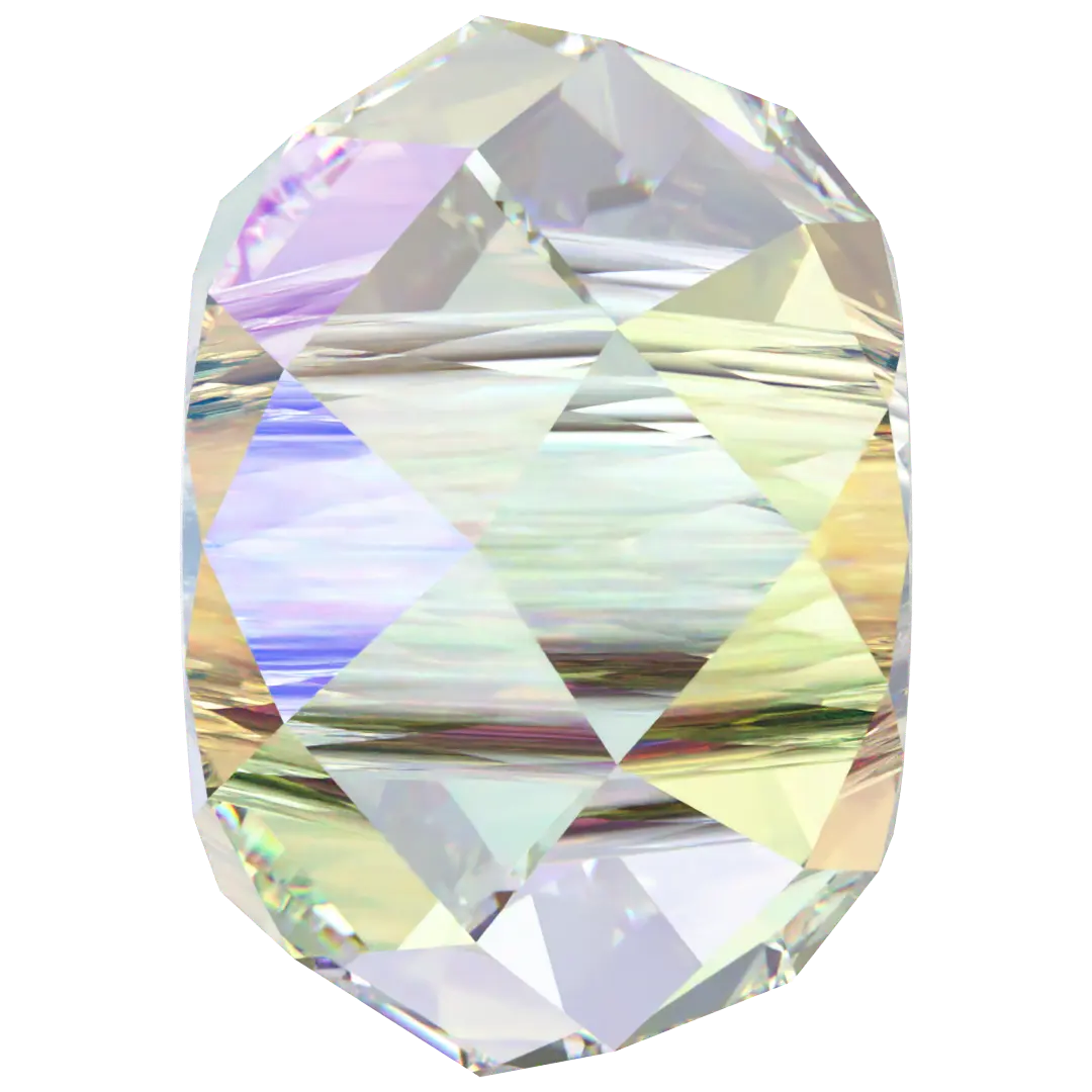 Swarovski Crystal Beads Briolette XL Hole (5042) Crystal Shimmer 2X - Bluestreak Crystals