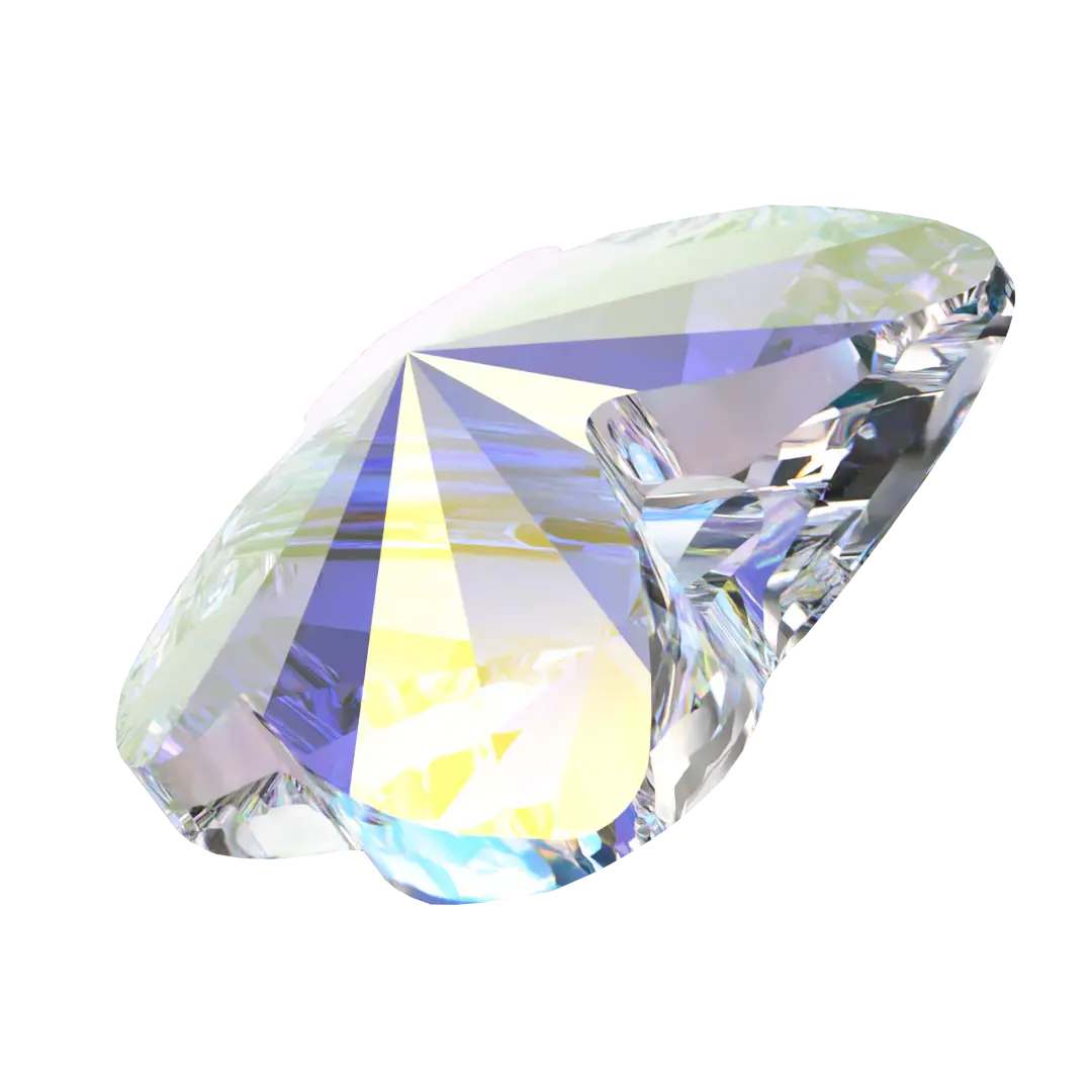 Swarovski Crystal Beads Butterfly (5754) Crystal AB - Bluestreak Crystals