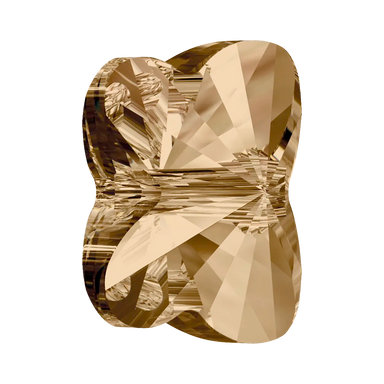 Swarovski Crystal Beads Butterfly (5754) Crystal Golden Shadow - Bluestreak Crystals