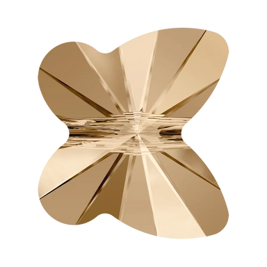 Swarovski Crystal Beads Butterfly (5754) Crystal Golden Shadow - Bluestreak Crystals
