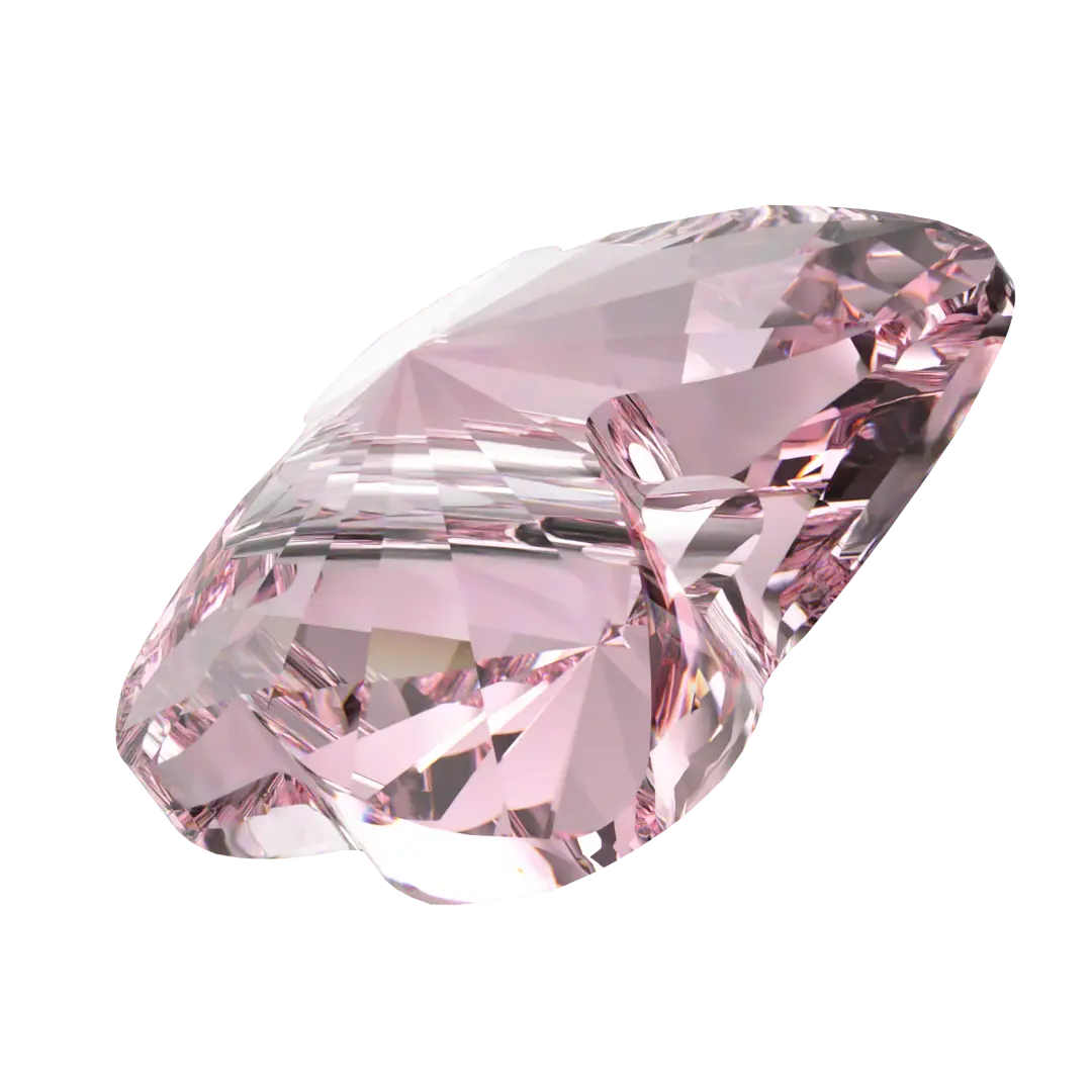 Swarovski Crystal Beads Butterfly (5754) Light Rose - Bluestreak Crystals