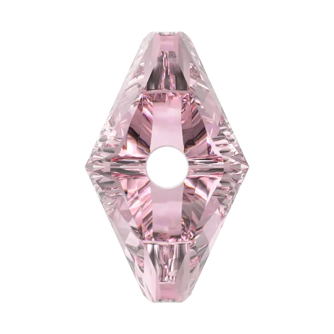 Swarovski Crystal Beads Butterfly (5754) Light Rose - Bluestreak Crystals