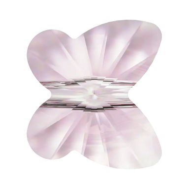 Swarovski Crystal Beads Butterfly (5754) Light Rose - Bluestreak Crystals