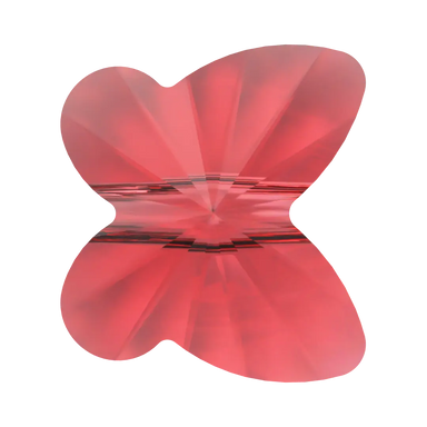 Swarovski Crystal Beads Butterfly (5754) Light Siam - Bluestreak Crystals