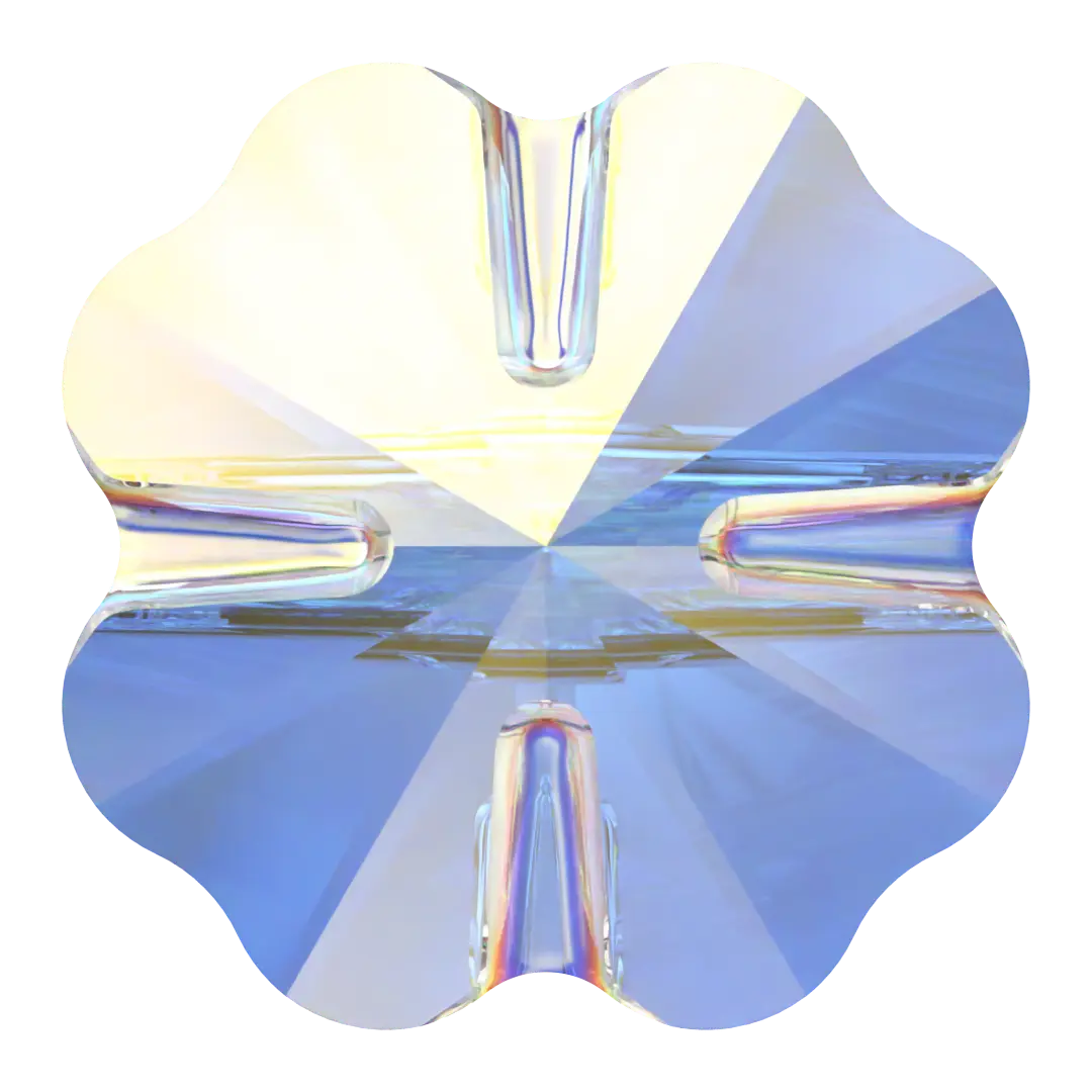 Swarovski Crystal Beads Clover (5752) Crystal AB - Bluestreak Crystals