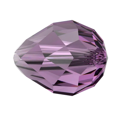 Serinity Crystal Beads Drop (5500) Amethyst - Bluestreak Crystals