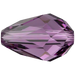 Serinity Crystal Beads Drop (5500) Amethyst - Bluestreak Crystals